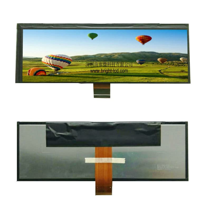 8_0inch TFT LCD Screen 1600x480 resolution IPS LVDS